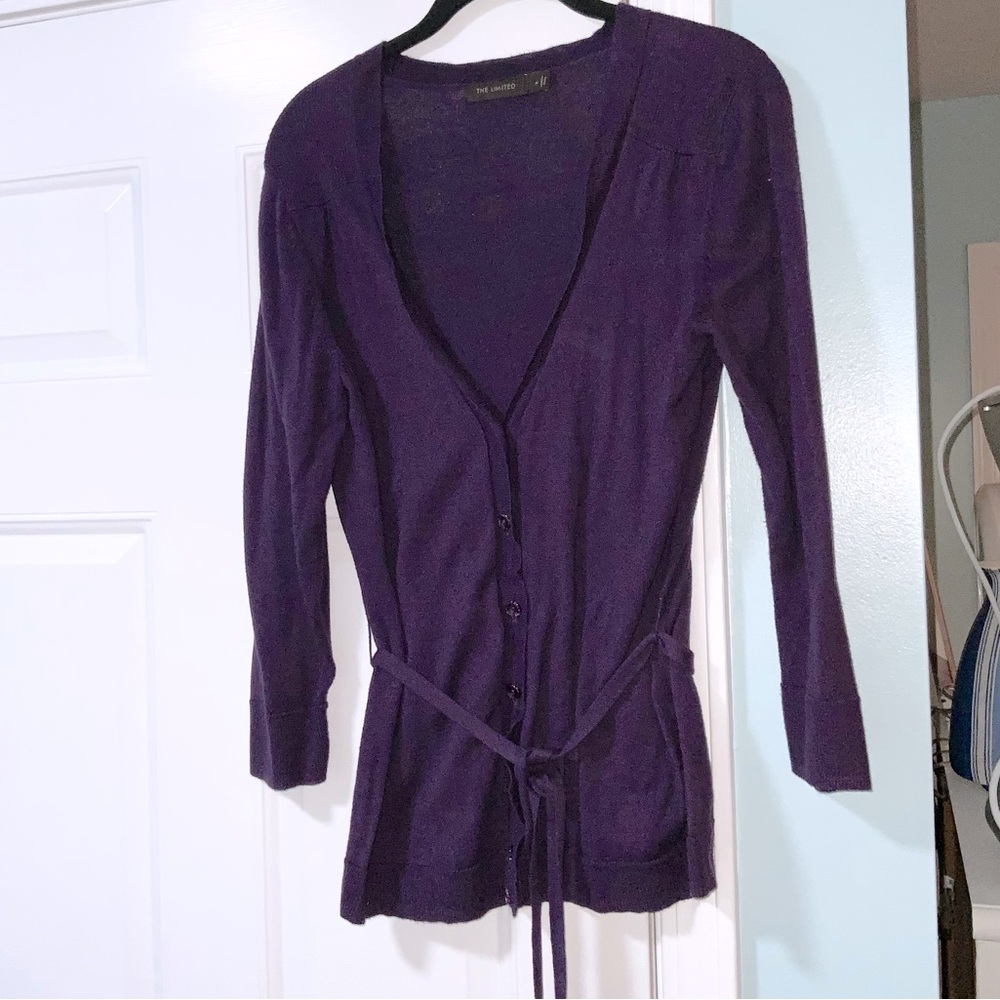 The Limited cardigan, belted optional